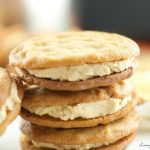 Copycat Nutter Butter Cookies - these homemade peanut butter cookies filled with delicious creamy peanut frosting are more delicious than the original kind.